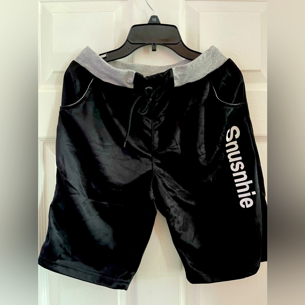 Boys shorts, large black and white